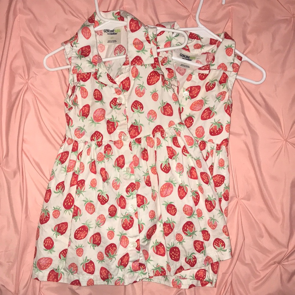 Children’s Strawberry Sun Dress
